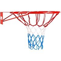 Hangring - Canasta de baloncesto con anilla de metal para niños (37 cm-45 cm)